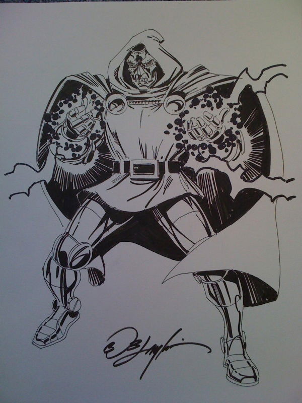 Doctor Doom By Bob Layton In Arnaud Lerouxs Comics Artists Collection Gallery Comic Art 